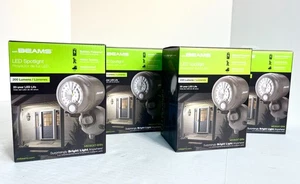 NEW - Mr. Beams LED Motion Sensing Outdoor Spotlight, 4 units, MB360XT-BRN-01-04 - Picture 1 of 8