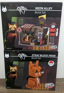 Set mattoncini randagi Snap & Switch Neon Alley & Rany Cat Block Head Play Station  - Foto 1 di 9