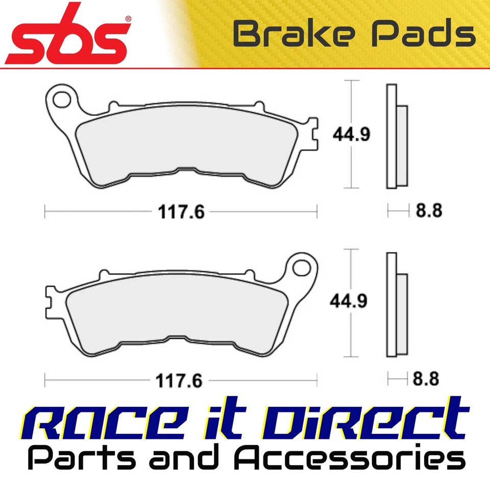 Pastillas de freno para HONDA NC 700 X ABS 2012-2013 Front Street SBS Foto 1 de 4