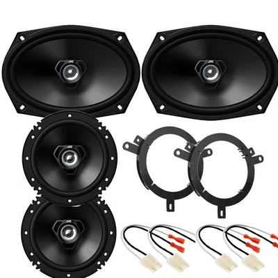 JVC CS 系列前后门扬声器升级版适用于 1999 - 2001 年吉普大切诺基 — 第 1/4 张图片