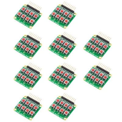 2x4 Tastenfeld 4x2 Tastenfeld 8 Drucktasten V1.00 Tastatur Matrix Tastatur 4408 - Bild 1 von 4