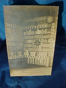 1908 PAINT STORE Interior DISPLAY in CATO New York REAL PHOTO POSTCARD - Picture 1 of 2