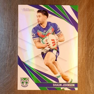 Tarjeta especial 2024 NRL Traders Pearl Shaun Johnson PS141 New Zealand Warriors - Imagen 1 de 2