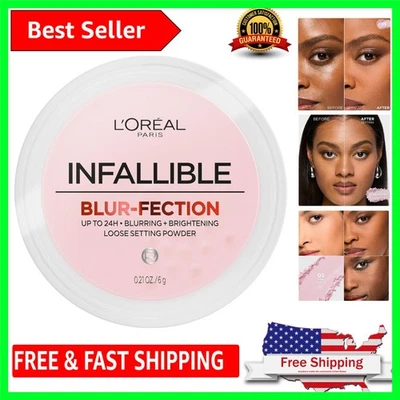 L'Oreal Paris Infallible Blur-Fection Longwear Loose Setting Powder, Blurring Fa - Image 1 of 4