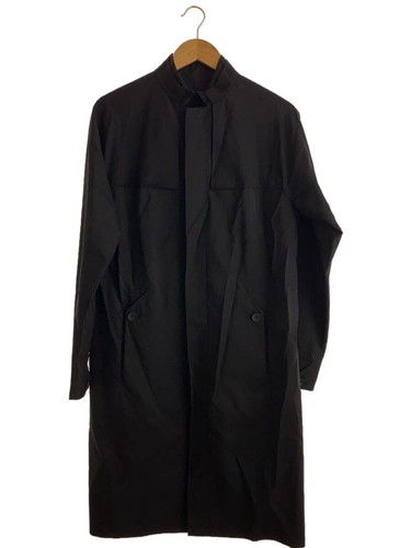 BALENCIAGA altro cappotto 46 rayon nero UP57 2009 01080