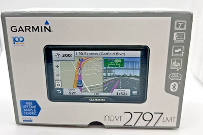 GARMIN NUVI 2797LMT GPS WITH BAG AND ACCESSORIES-WORKS! FREE SHIPPING - Image 1 of 4
