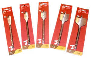 Deal Alert! 5 neue ACE SCHNELLWECHSEL SPATEN FLACH HOLZ BOHREN BOHRER SECHSKANTSCHAFT - Bild 1 von 9