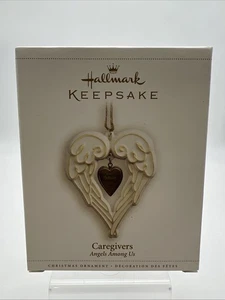 Hallmark Keepsake Ornament Caregivers Angels Among Us Angel Heart 2006 porcelana - Imagen 1 de 5