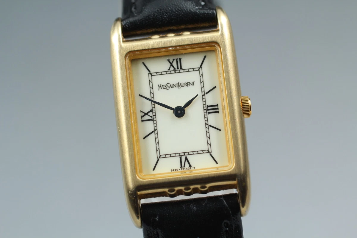 希少❗️Yves Saint Laurent クラシック レクタンギュラーウォッチ Yves Saint Laurent Watches, Parts & Accessories | eBay