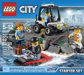 LEGO CITY: Prison Island Starter Set (60127) COMPLETE with Instructions and Box
