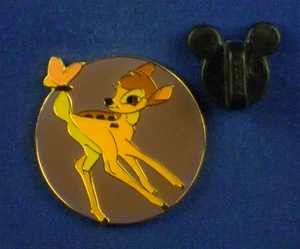 Bambi with Butterfly Disney Channel 10th Anniversary 1993 Disney Pin # 1570 - Picture 1 of 3