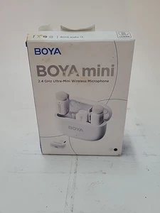 Boya Mini 13 2,4 GHz Ultra Mini microfono wireless bianco per iPhone/iPad - Foto 1 di 5