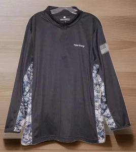 Penn State Men's XXL Colosseum OHT Gray Military Appreciation 1/4 Zip Jacket - Picture 1 of 3