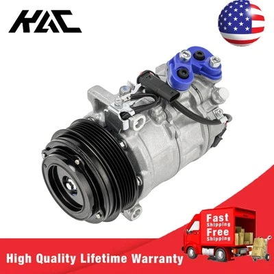 AC Compressor w/6-Groove For Mercedes-Benz C300 2015-2021 GLC300 2016-2022 - Image 1 of 4