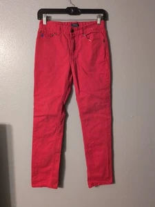 Polo Ralph Lauren Red Boy's Skinny Jeans Dungarees Size 12 - Picture 1 of 8