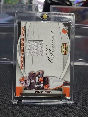 2011 Panini Gridiron Gear Rookie Gridiron Gems Jerseys Prime #23 Greg Little /99 - Image 1 of 4