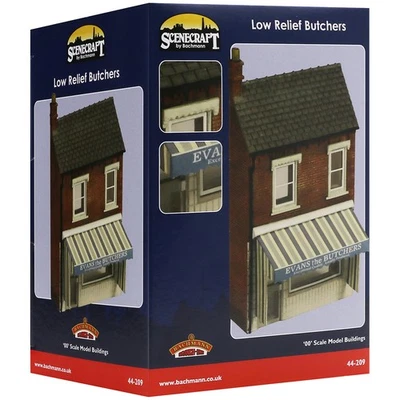 Scenecraft OO Gauge Butcher's Shop Model Railway Low Relief - Image 1 of 4
