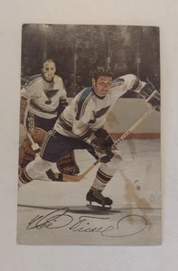 Vintage Noel Picard St Louis Blues Hockey Signed Card - Picture 1 of 2