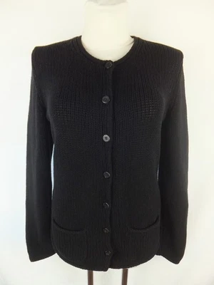IRIS VON ARNIM Strickjacke mit Kaschmir - 38 - schwarz - TOP ZUSTAND - Bild 1 von 4