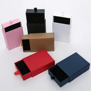 Geschenkbox Schublade Typ Schmuck Armband Halskette Ohrring Halter Verpackung Box UK - Bild 1 von 19