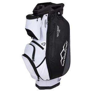 Sun Mountain Golf 2025 C-130 SYNC 14-fach geteilte Golf Cart Bag - WEISS / SCHWARZ - Bild 1 von 7