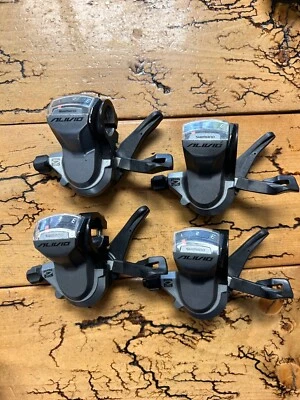 Lot Of 4 Shimano Alivio SL-M4000 3 Speed Left Shifters - Image 1 of 4