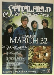 SPITALFIELD "Stop Doing Bad Things w/ tour dates"  ~ Magazine PRINT AD 2005 - Picture 1 of 1