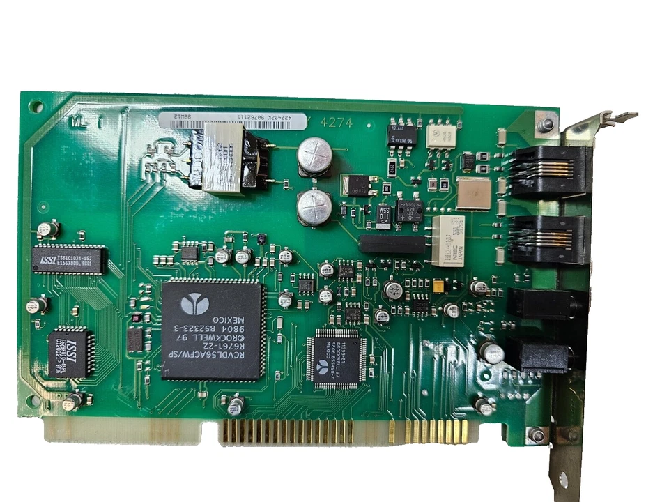 Vintage Motorola 3456 ISA VS US Modem Card - Image 1 of 4