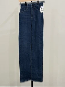 Paige Denim Pants Jeans Straight Long Length 23 Blue Inseam 34” - Picture 1 of 5