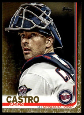 2019 Topps Jason Castro #406 Gold Parallel #'d /2019 Minnesota Twins - Image 1 of 2