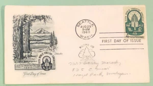 Sc 1156 4c 1960 Fifth World Forestry Congress FDC Artmaster Cachet - Picture 1 of 2