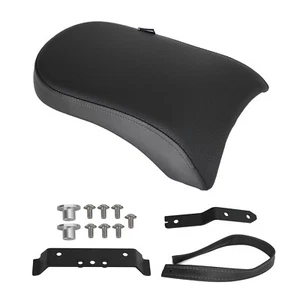 Rear Passenger Seat Cushion Pu Pillion Flat Black Fit Bmw R18 Bikes 2020-2022 - Picture 1 of 12
