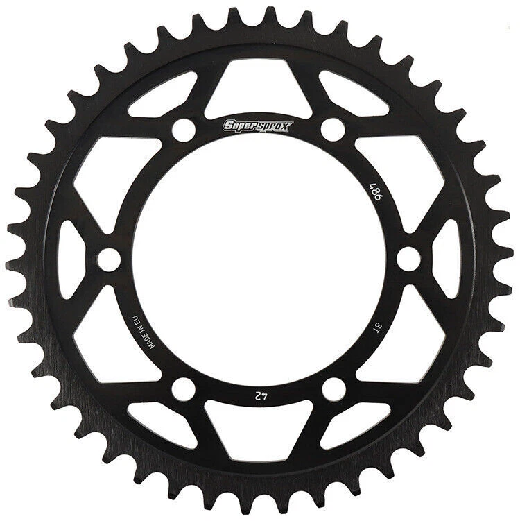 Supersprox RFA-486-42-BLK Edge Sprocket - 42T Black - Image 1 of 1