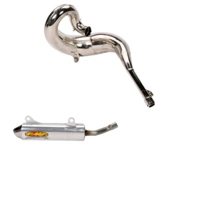 FMF TUBO RETORCIDO CON SILENCIADOR POWERCORE 2 HONDA 2002 CR250R Foto 1 de 3