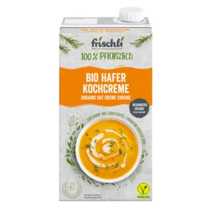 Frischli Bio Hafer Kochcreme cremig samtig vegan pflanzlich 1000ml - Picture 1 of 1