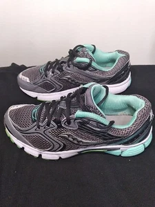 Saucony Liberate Running Shoes Black Green Women's 9 S15231-8 0922 - Picture 1 of 6