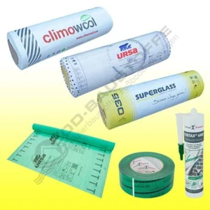 Dachausbau Paket URSA Klimamembran Spannfilz Klemmfilz Set 032 035 Dämmung Dach - Bild 1 von 6