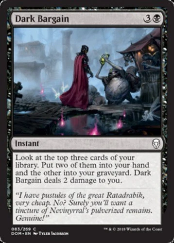 Dominaria - Dark Bargain - Foil - Image 1 of 1