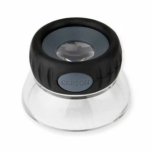 Focusing Loupe Plus 10.5x Magnifying Glass Dual Lenses Carson LO-10 LumiLoupe - Picture 1 of 5