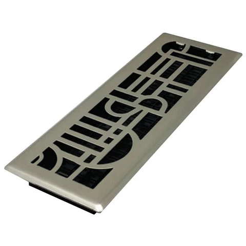 DECOR GRATES ADH414-NKL 4x14 Floor Register Cover