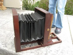 Antique Large Format Studio View Camera Hirsch & Kaiser San Francisco - Picture 1 of 16