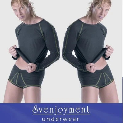 Svenj. Langarm T Shirt Herren Schwulen GAY Anmach Sport Freizeit Unterhemd S-M - Bild 1 von 2