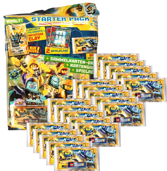 LEGO Nexo Knights 2 - Trading Cards - 1 Starter + 20 Booster - Deutsch - Bild 1 von 1