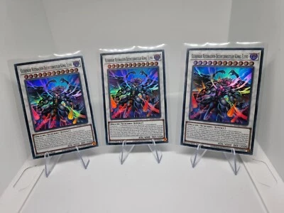 Yu-gi-oh Glühender Rotdrachen Erzunterweltler König Elend SR SDCK-DE047 Playset - Bild 1 von 2