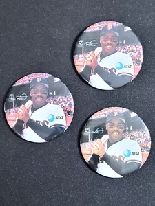 Lot of 3 Vintage Kevin Mitchell San Francisco Giants AT&T 1980s Badge Button MLB - Picture 1 of 7