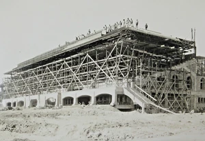 Vintage Stadium Mexico Cabinet Photo Under Construction Valmarc Studio Av Juarez - Picture 1 of 4