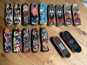 Skate Fingerboards Finger Board Mini Skateboards Lot Graphic Print Bottom Toy - Picture 1 of 21