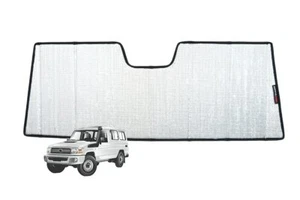 Snap Shades for Toyota LandCruiser 70 Series Front (75/76/78/79;1984-Present) - Picture 1 of 10