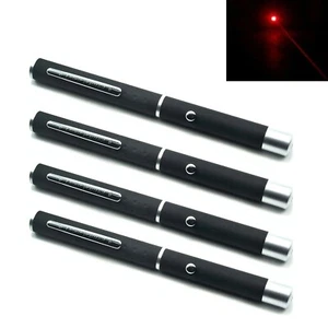 4pcs 635nm 638nm 5mW Red Focus Dot Laser Pointer Pen Positioning Presentation - Picture 1 of 5