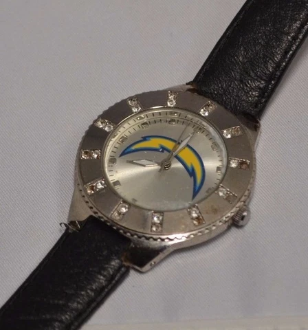 San Diego Chargers GameTime Official NFL Licensed Game Time w Leather Band Cover